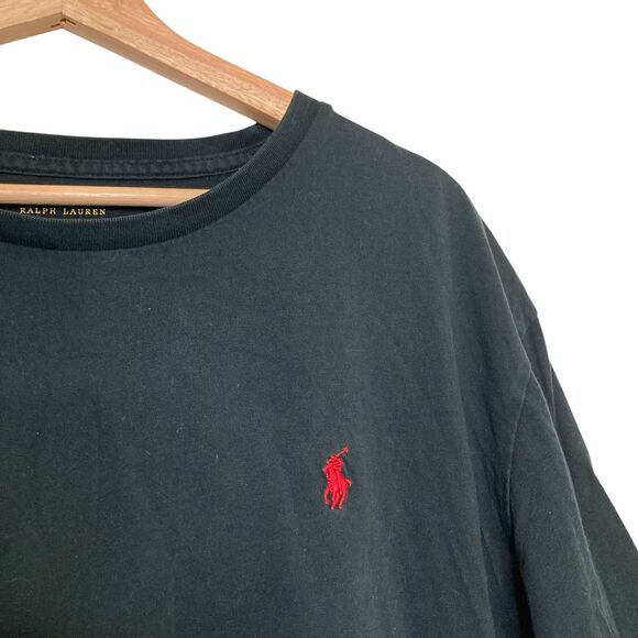 Polo Ralph Lauren Men's Adult X Large Crew T-Shirt  Red Pony Embroidered Logo - Picture 4 of 9